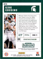 Kirk Cousins 2017 Panini Contenders Season Ticket Series Mint Card #59
