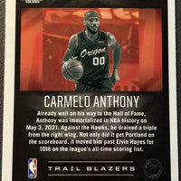 Carmelo Anthony 2020 2021 Panini  Illusions Series Mint Card #55