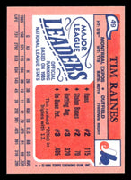 Tim Raines 1986 Topps Mini League Leaders Series Mint Card #49
