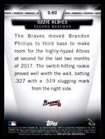 Ozzie Albies 2018 Topps Salute Series Mint Rookie Card  #S-60
