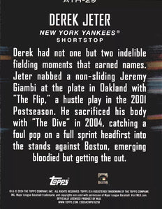 Derek Jeter 2024 Topps Around The Horn Series Mint Card  #ATH-29