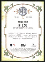 Anthony Rizzo 2022 Topps Gypsy Queen Green Card #160
