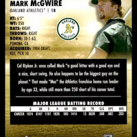 Mark McGwire 2023 Stadium Club Series Mint Card #293