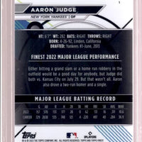 Aaron Judge 2023 Topps Finest Series Mint  Card #1