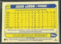 Jacob DeGrom 2022 Topps Chrome 1987 Baseball Series Mint Card #87BC-7
