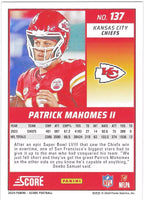Patrick Mahomes II 2024 Score Green Series Mint Card #137
