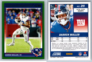 Darren Waller 2024 Panini Score Green Series Mint Card #211