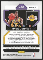 Magic Johnson 2021 2022 Panini Prizm Series Mint Card #248
