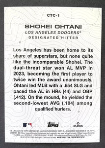 Shohei Ohtani 2024 Topps LAX City to City Series Mint Card #CTC-1