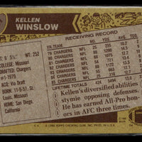 Kellen Winslow 1986 Topps Series Card #237