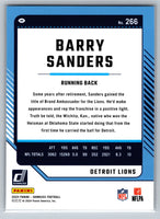 Barry Sanders 2024 Donruss Series Mint Card #266
