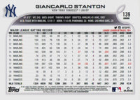 Giancarlo Stanton 2022 Topps Chrome Pink Series Mint Card #139
