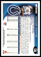 Reggie Wayne 2010 Topps Series Mint Rookie Card #180
