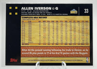 Allen Iverson 2007 2008 Topps 50th Anniversary Mint Card #33
