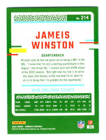 Jameis Winston 2023 Donruss Press Proof Blue Series Mint Card #214
