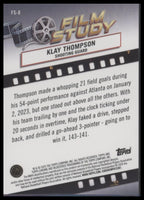 Klay Thompson 2023 2024 Topps Chrome Film Study Series Mint Card #FS-8
