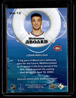 Logan Mailloux 2024 2025 Upper Deck Welcome Aboard Series Card  #WA-19
