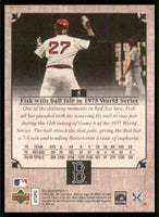Carlton Fisk 2007 UD Masterpieces Series Mint Card #5
