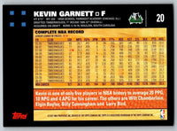 Kevin Garnett 2007 2008 Topps 50th Anniversary Mint Card #20
