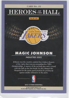 Magic Johnson 2012 2013 Panini Heroes of the Hall Series Mint Card #25
