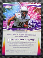Nick DeGennaro 2025 Sage Rookie Card Autograph Series Mint Card # A-ND
