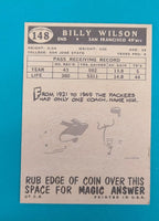 Billy Wilson 1959 Topps EX/NM Condition Card #148
