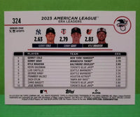 Gerrit Cole / Sonny Gray / Kyle Bradish 2024 Topps American League Leaders Series Mint Card #324
