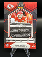 Travis Kelce 2024 Panini Mosaic  Silver Prizm Series Mint Card #110

