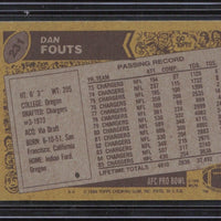 Dan Fouts 1986 Topps Series Card #231