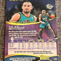 Grant Hill 1997 1998 Stadium Club First Day Issue Series Mint Card #145