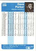 Dave Parker 1984 Fleer Series Card #258

