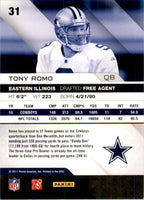 Tony Romo 2000 Stadium Club Series Mint Card #31
