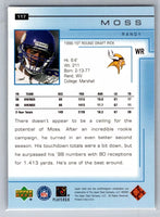 Randy Moss 2000 Upper Deck Series Mint Card #117
