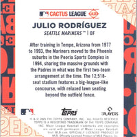 Julio Rodriguez 2025 Topps Cactus League Mint Card #TG-5