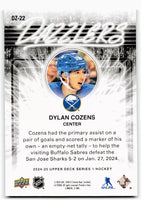 Dylan Cozens 2024 2025 Upper Deck Green Dazzlers Series Mint Card #DZ-22
