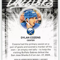 Dylan Cozens 2024 2025 Upper Deck Green Dazzlers Series Mint Card #DZ-22