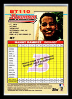 Manny Ramirez 2010 Bowman 1992 Throwbacks Series Mint Card #BT110
