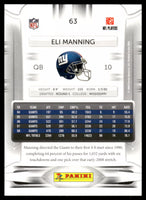 Eli Manning 2009 Playoff Prestige Series Mint Card #63

