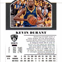 Kevin Durant  2019 2020 Panini Contenders Draft Picks Season Ticket Series Mint Card #28