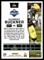 DeForest Buckner 2016 Score Series Mint Rookie Card #398
