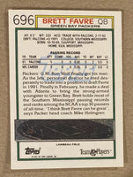 Brett Favre 1992 Topps Series Mint Card #696
