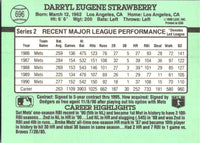 Darryl Strawberry 1991 Donruss Series Mint Card #696
