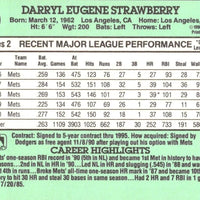 Darryl Strawberry 1991 Donruss Series Mint Card #696