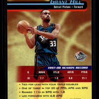 Grant Hill 1998 1999 Topps Season's Best Soarers Series Mint Card #SB11