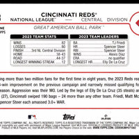 2024 Topps Cincinnati Reds Team Card Yellow Parallel Card #238