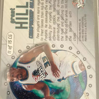 Grant Hill 1997 1998 Metal Universe Championship Galaxy Series Mint Card #11