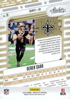 Derek Carr 2024 Panini Absolute Series Mint Card #76
