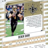 Derek Carr 2024 Panini Absolute Series Mint Card #76