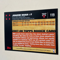 Joakim Noah 2007 2008 Topps 50th Anniversary Mint Card #119
