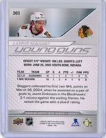 Landon Slaggert 2024 2025 Upper Deck Young Guns Mint Card #203
